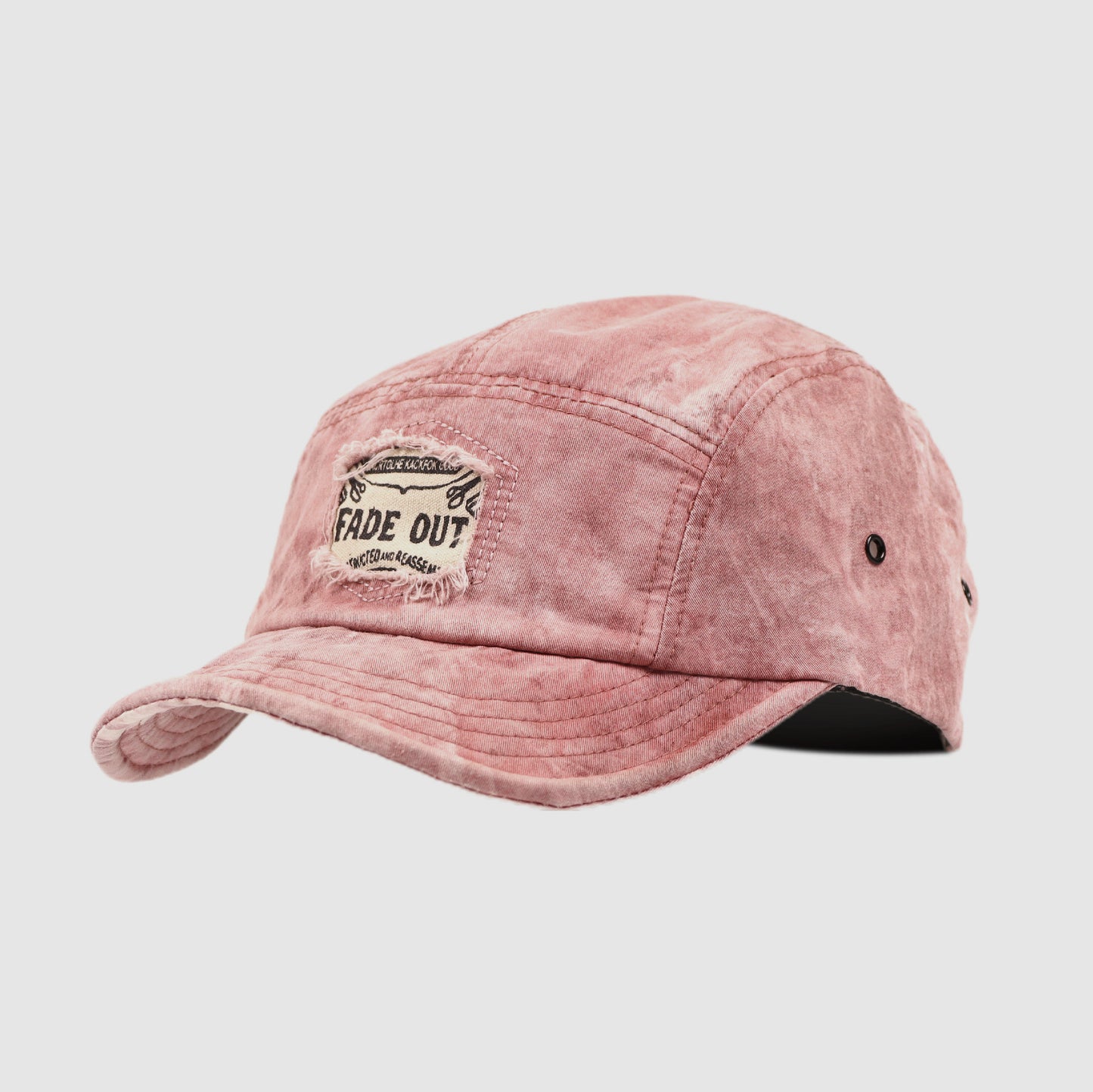 Verwaschene 5-Panel-Kappe mit Batikmuster