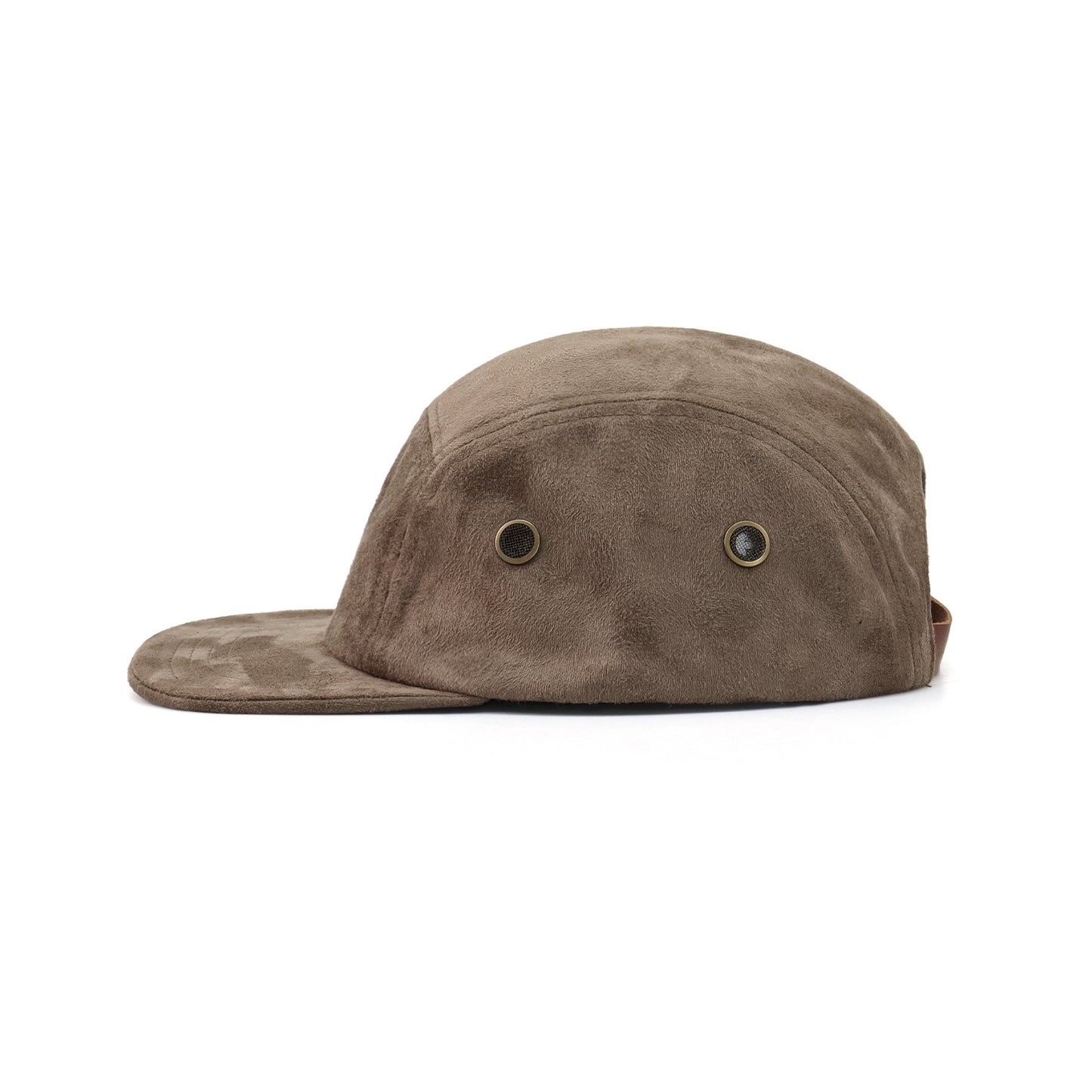 Casquette à 5 panneaux en velours de daim