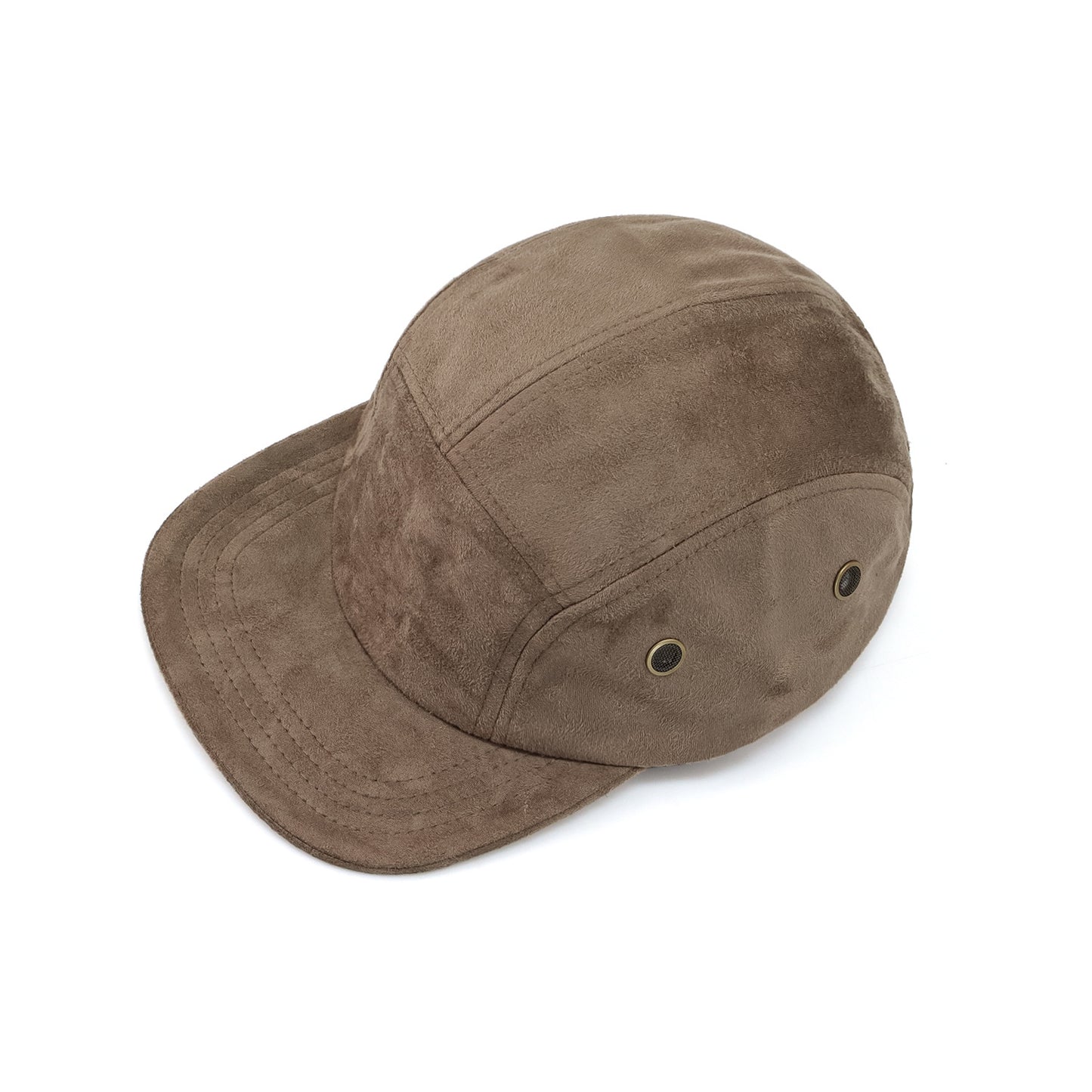 Casquette à 5 panneaux en velours de daim