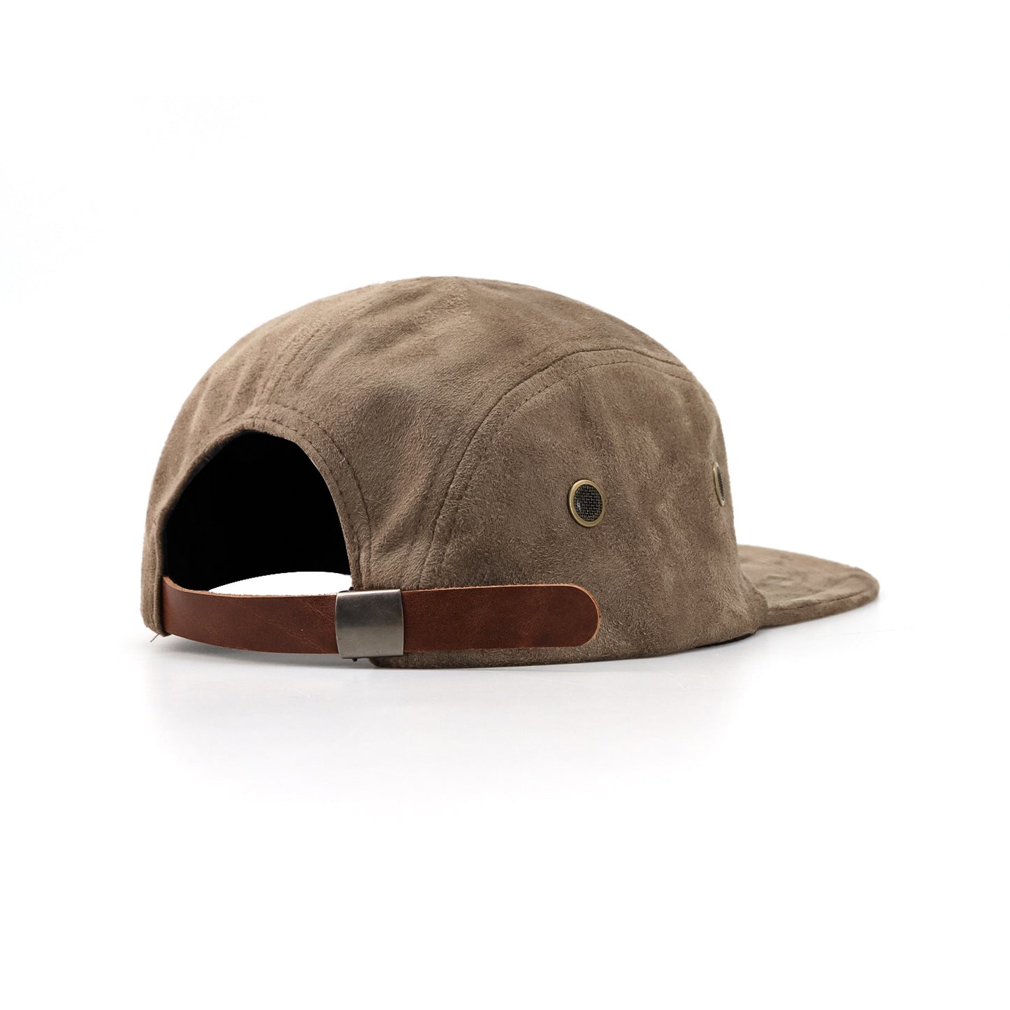 Casquette à 5 panneaux en velours de daim