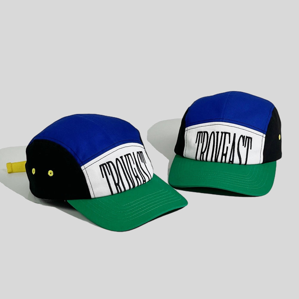Color Block Letter 5 Panel Cap