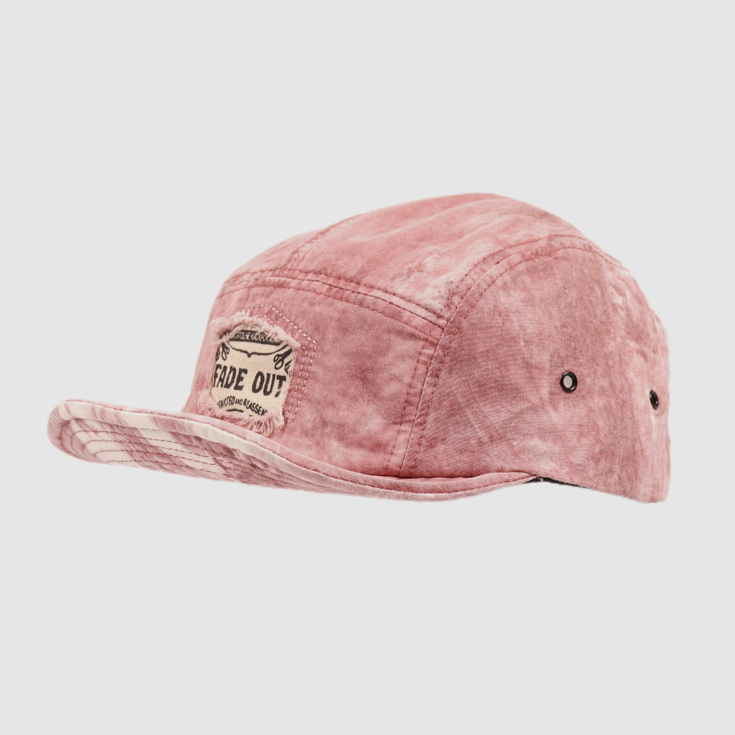 Verwaschene 5-Panel-Kappe mit Batikmuster