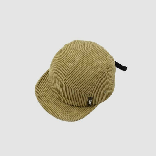 Corduroy Solid Color American Style Soft Brim Five-Panel Cap