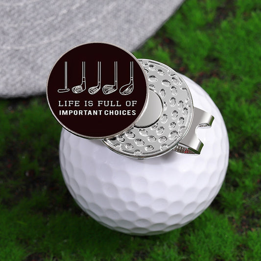 Magnetic Ball Marker Metal Golf Ball Marker Hat Clip Golf Cap Accessories
