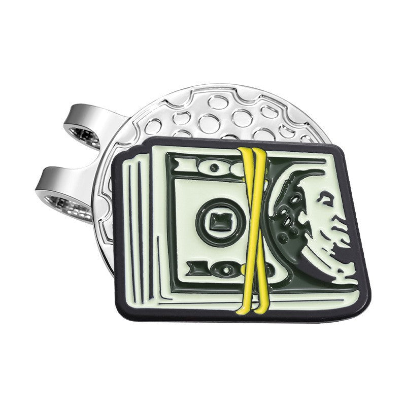 Golf Series Metal Magnetic Ball Marker Hat Clip