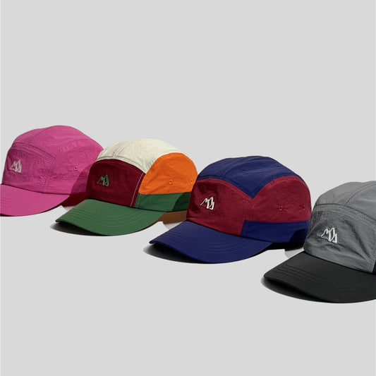Workwear Color-Block Quick-Dry Camping 5 panel Cap