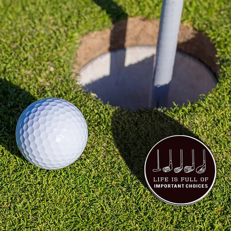 Magnetic Ball Marker Metal Golf Ball Marker Hat Clip Golf Cap Accessories