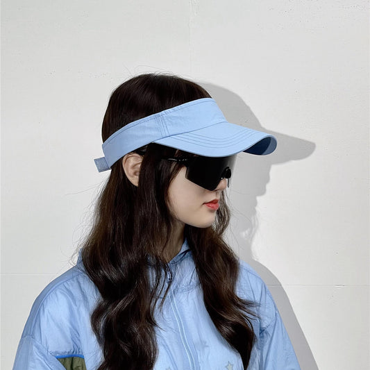 Lightweight Breathable Quick-Dry Visor Cap Outdoor Sports Visor