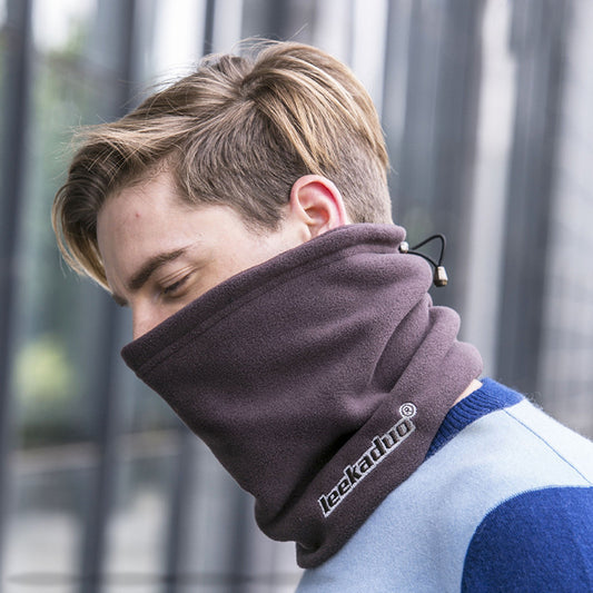 Men's Three-in-One Fleece Hat Outdoor Cycling Mouth Guard Hat Cold Hat