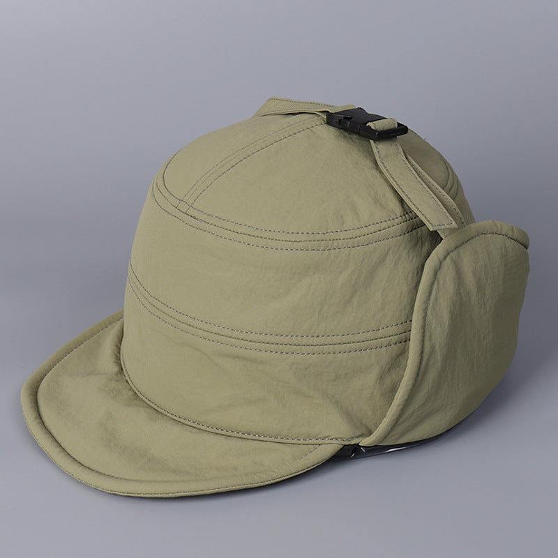 Nylon Waterproof Warm Thickened Ear Protection Hat