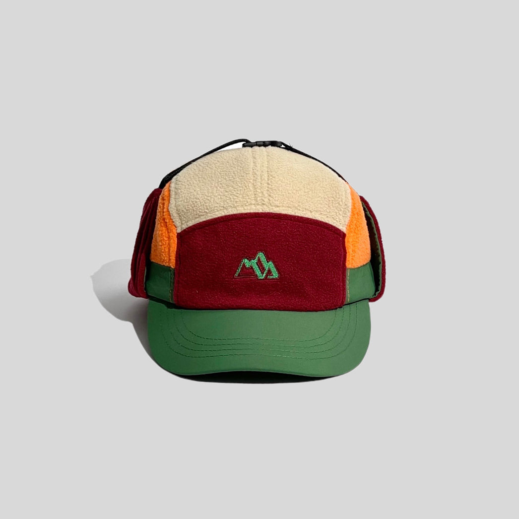 Fleece-Trapper im Farbblockdesign