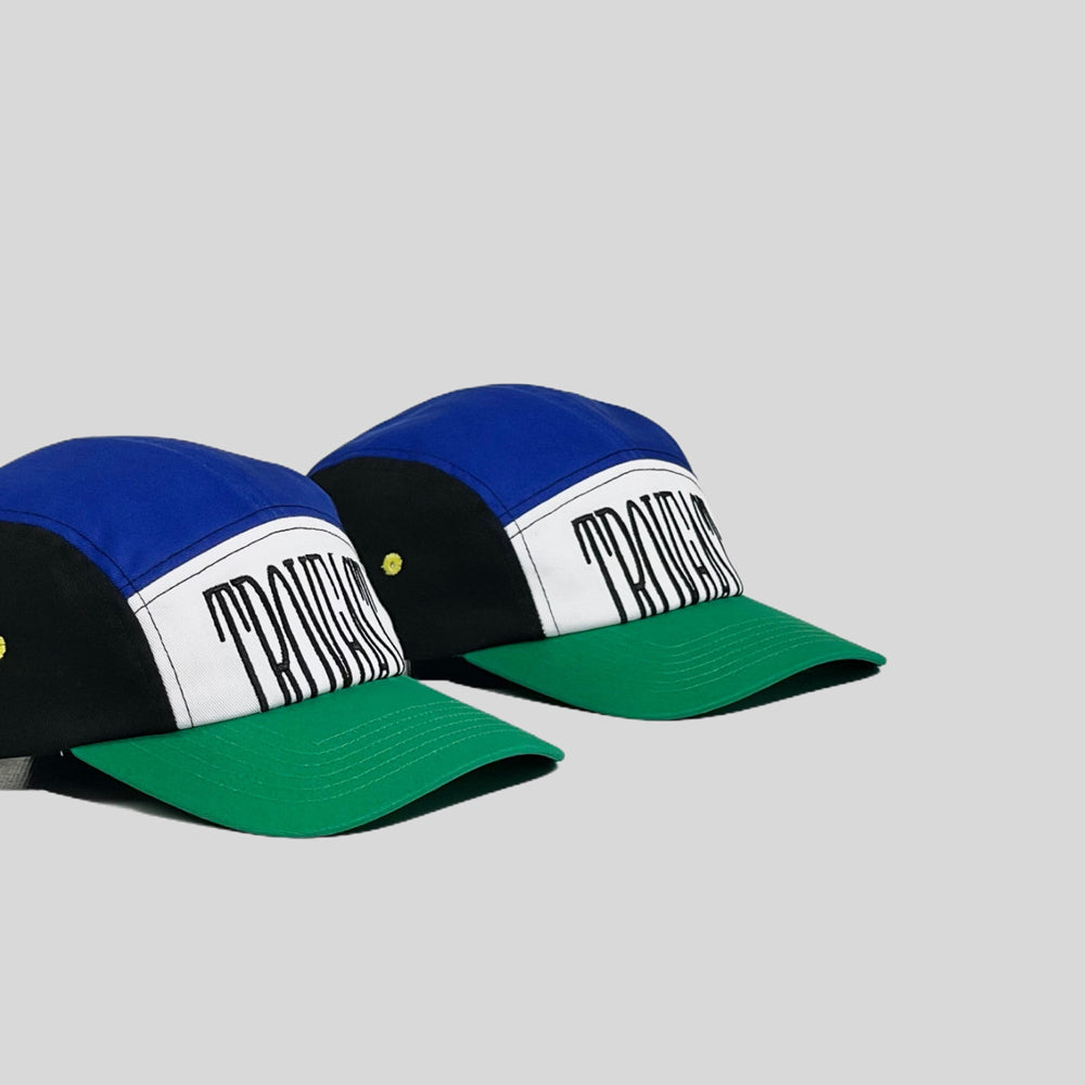 Color Block Letter 5 Panel Cap