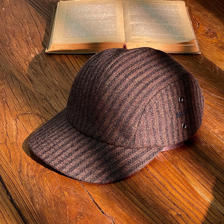 Vintage Workwear Wool Fleece 5 panel Cap