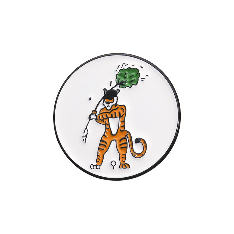 Alien Metal Magnetic Ball Position Marker Personalized Golf Hat Clip