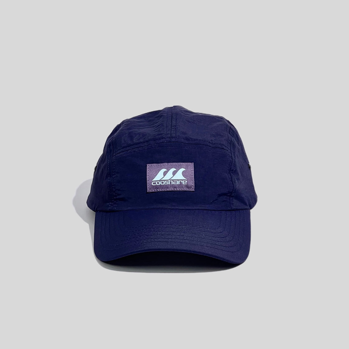 Casquette à 5 panneaux à séchage rapide et légère, de couleur assortie