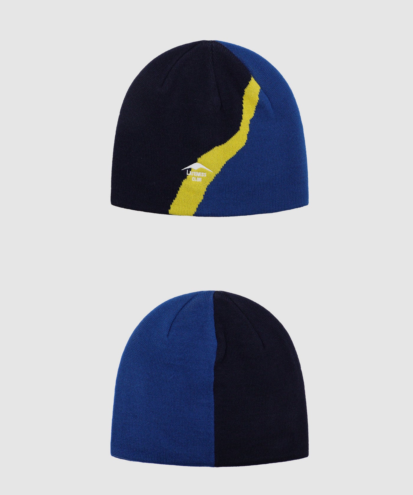 Autumn Winter Commute Womens Color-Block Ear Flap Knit Hat