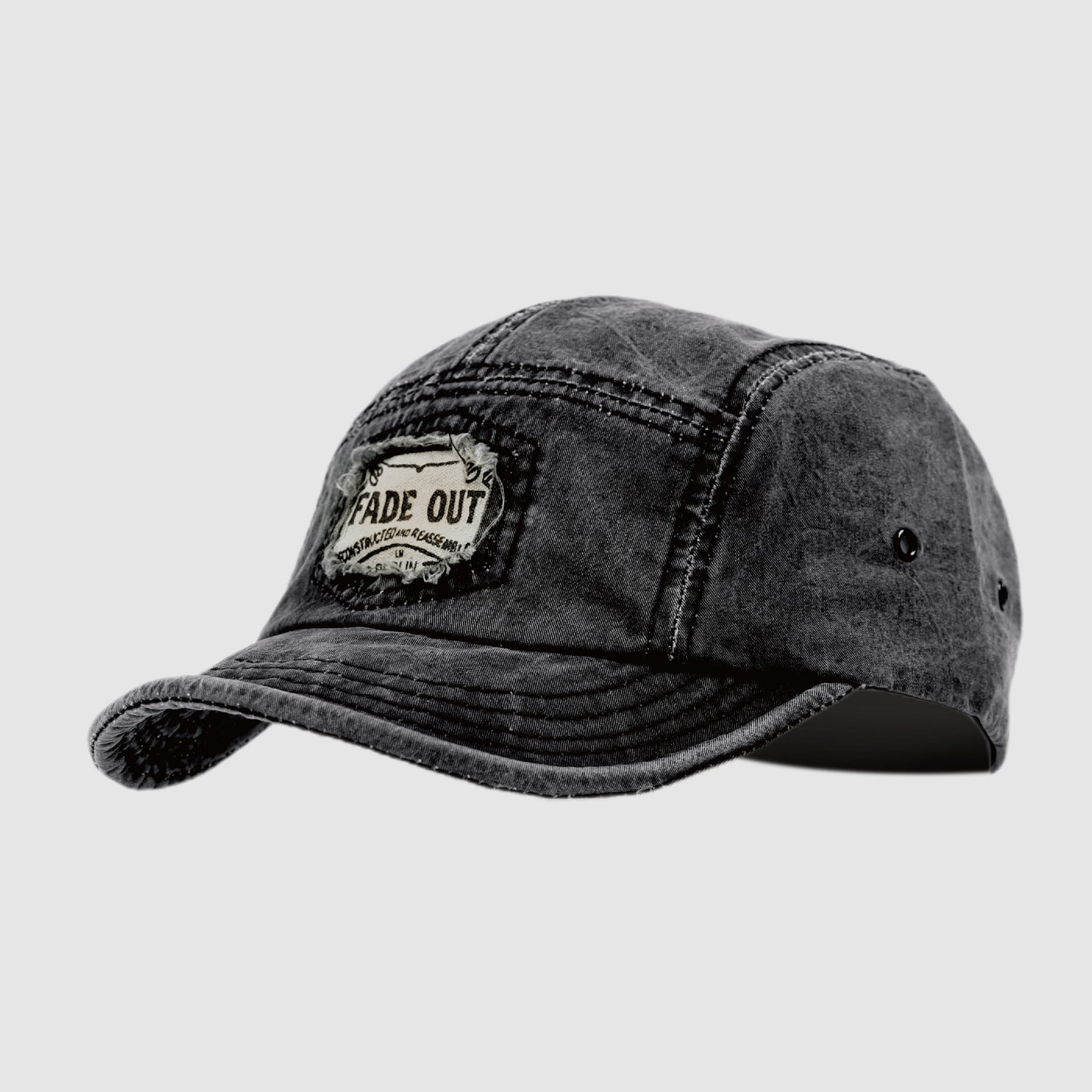 Verwaschene 5-Panel-Kappe mit Batikmuster