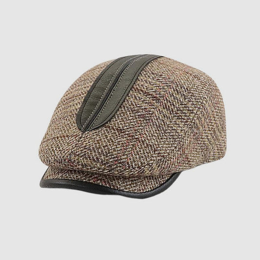 Patchwork Retro Flat Cap