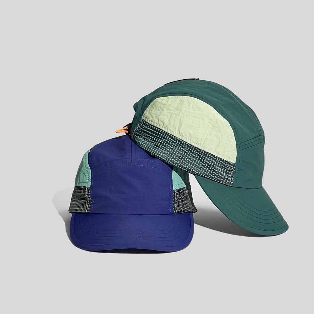Color matching quick-drying breathable 5-panel Cap