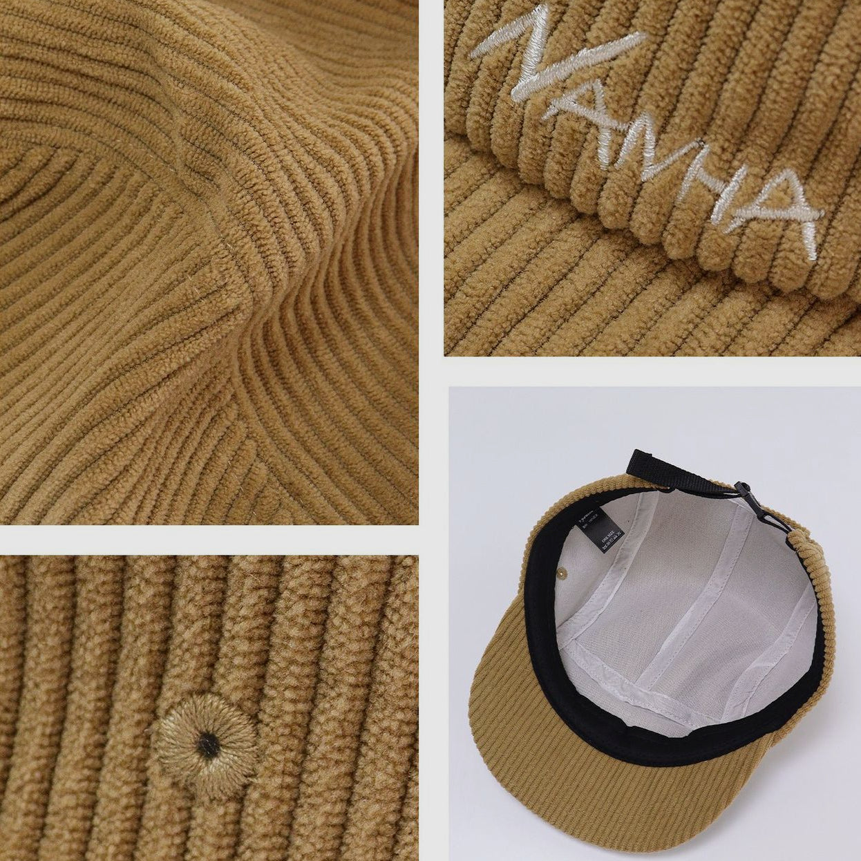Mountain-Style Utility Corduroy 5-Panel-Cap