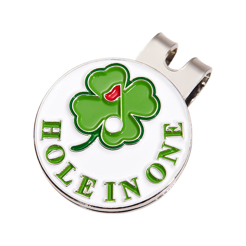 GOLF Metal Magnetic Cartoon Ball Position Marker Hat Clip
