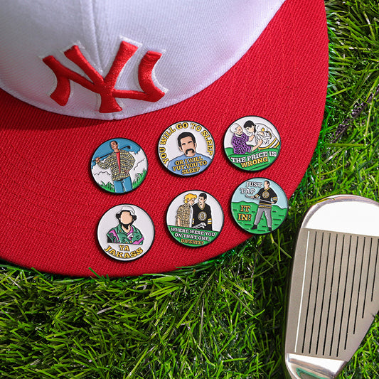 Golf Series Metal Magnetic Ball Marker Hat Clip