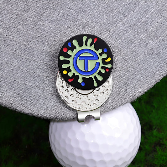 Mark Metal Magnetic Cartoon Ball Position Marker Personalized Golf Hat Clip