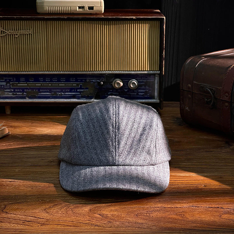 Vintage Workwear Wool Fleece 5 panel Cap