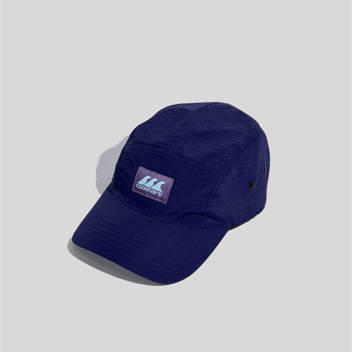 Casquette à 5 panneaux à séchage rapide et légère, de couleur assortie
