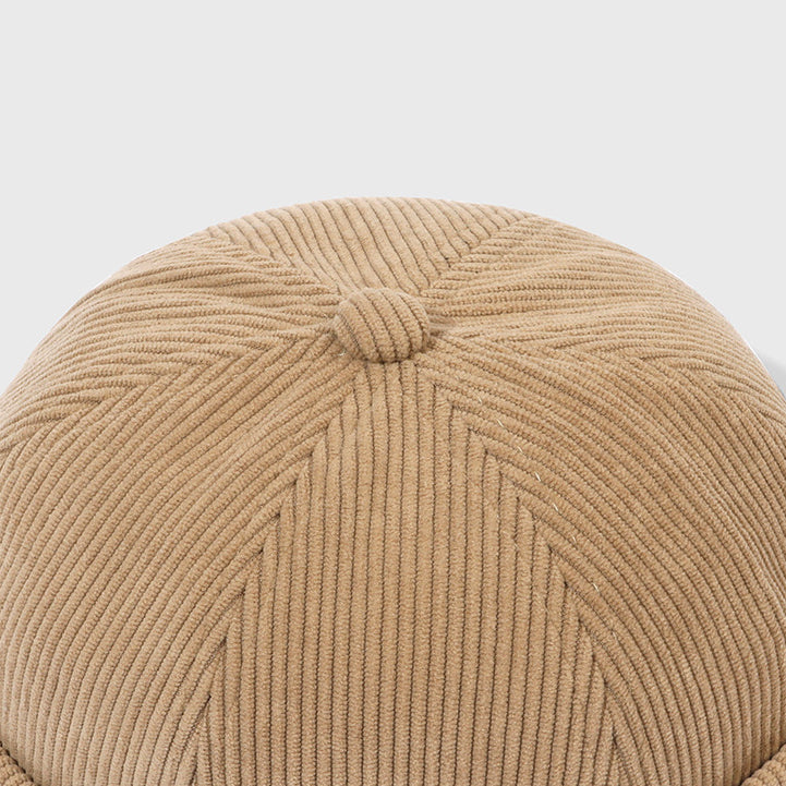 Retro Corduroy Docker Cap