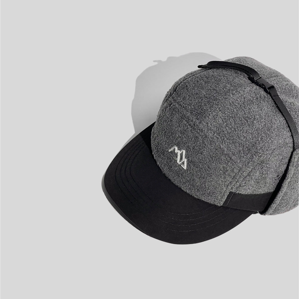 Fleece-Trapper im Farbblockdesign