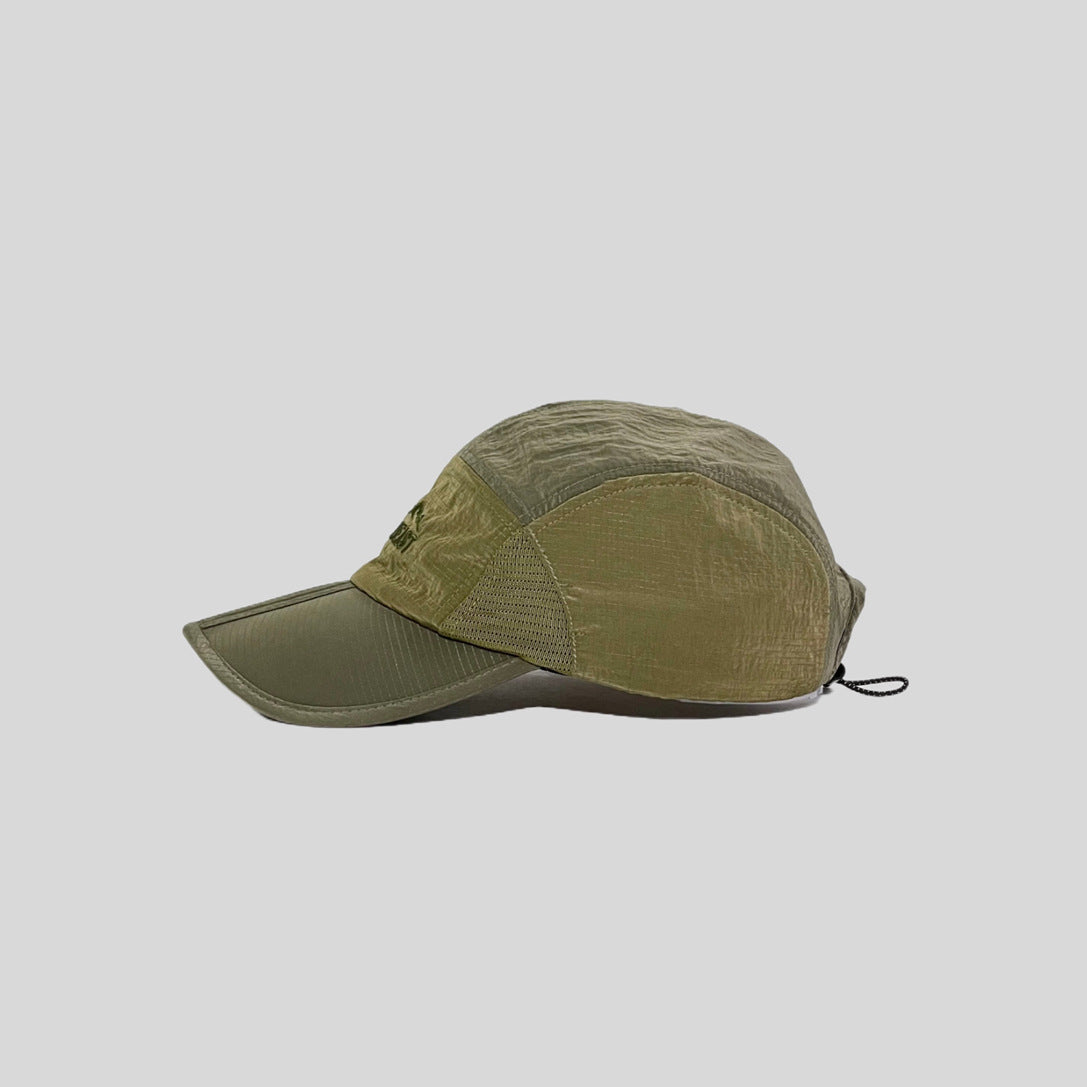 Foldable Quick-Drying Breathable 5 Panel Cap