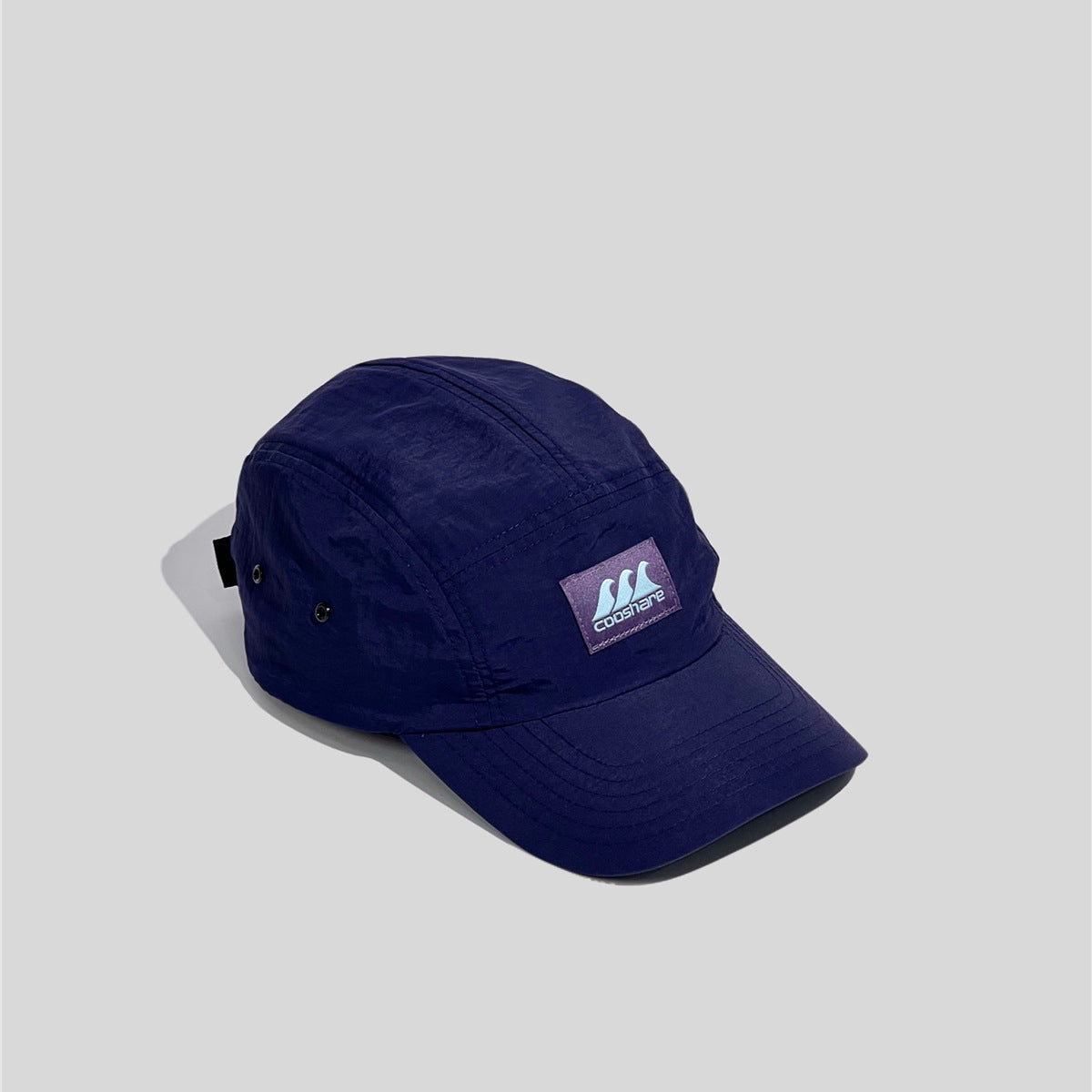 Casquette à 5 panneaux à séchage rapide et légère, de couleur assortie