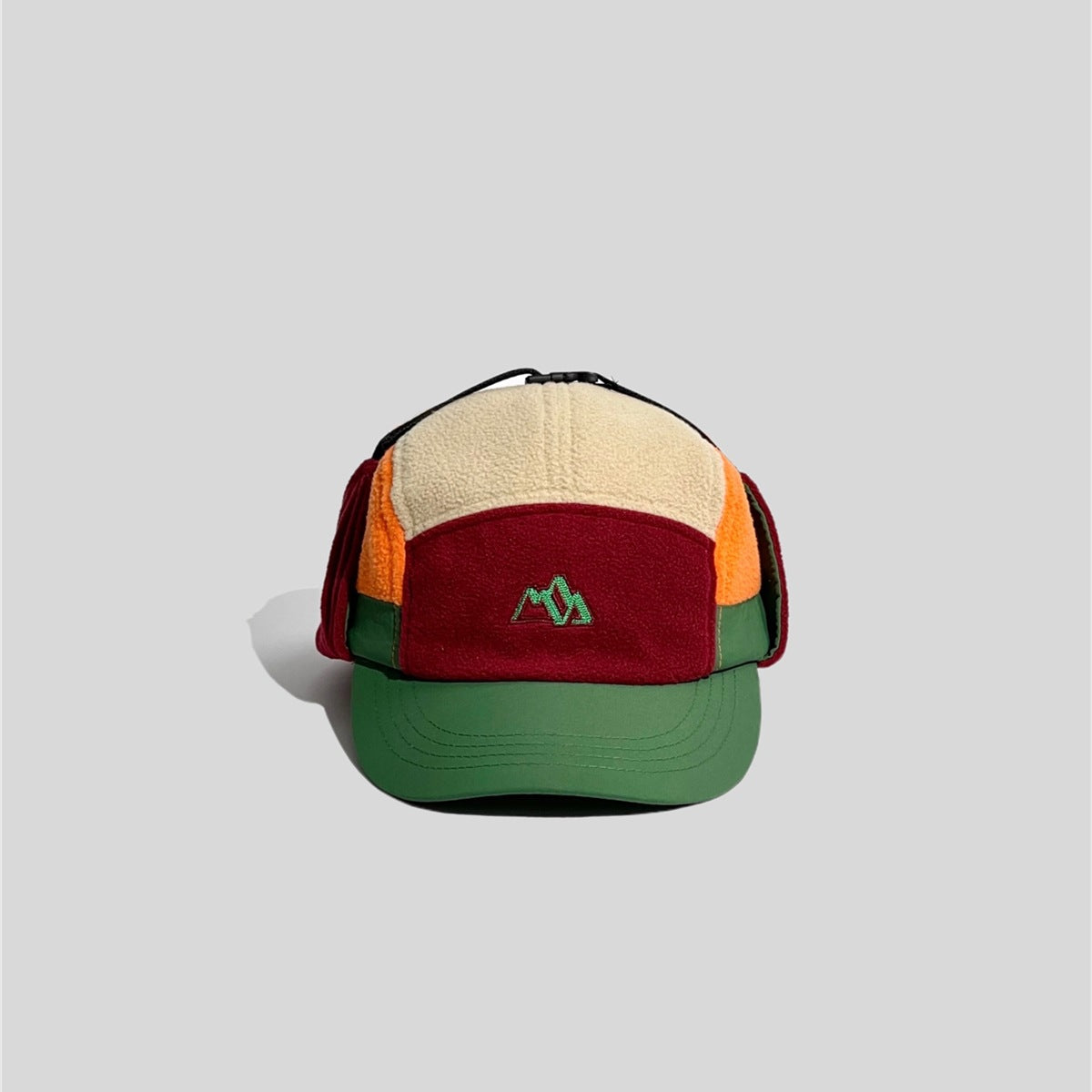 Fleece-Trapper im Farbblockdesign