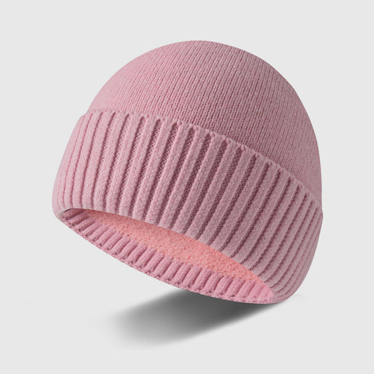 Anti-pilling Neutral Wind Stretchy Fleece-lined Beanie