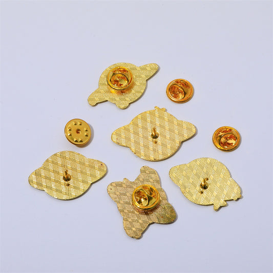 Space Alloy Brooch Planet Metal Badge