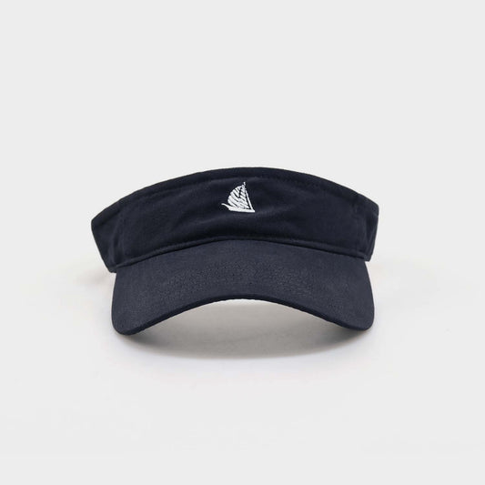 Embroidered Sailboat Visor Cap Breathable