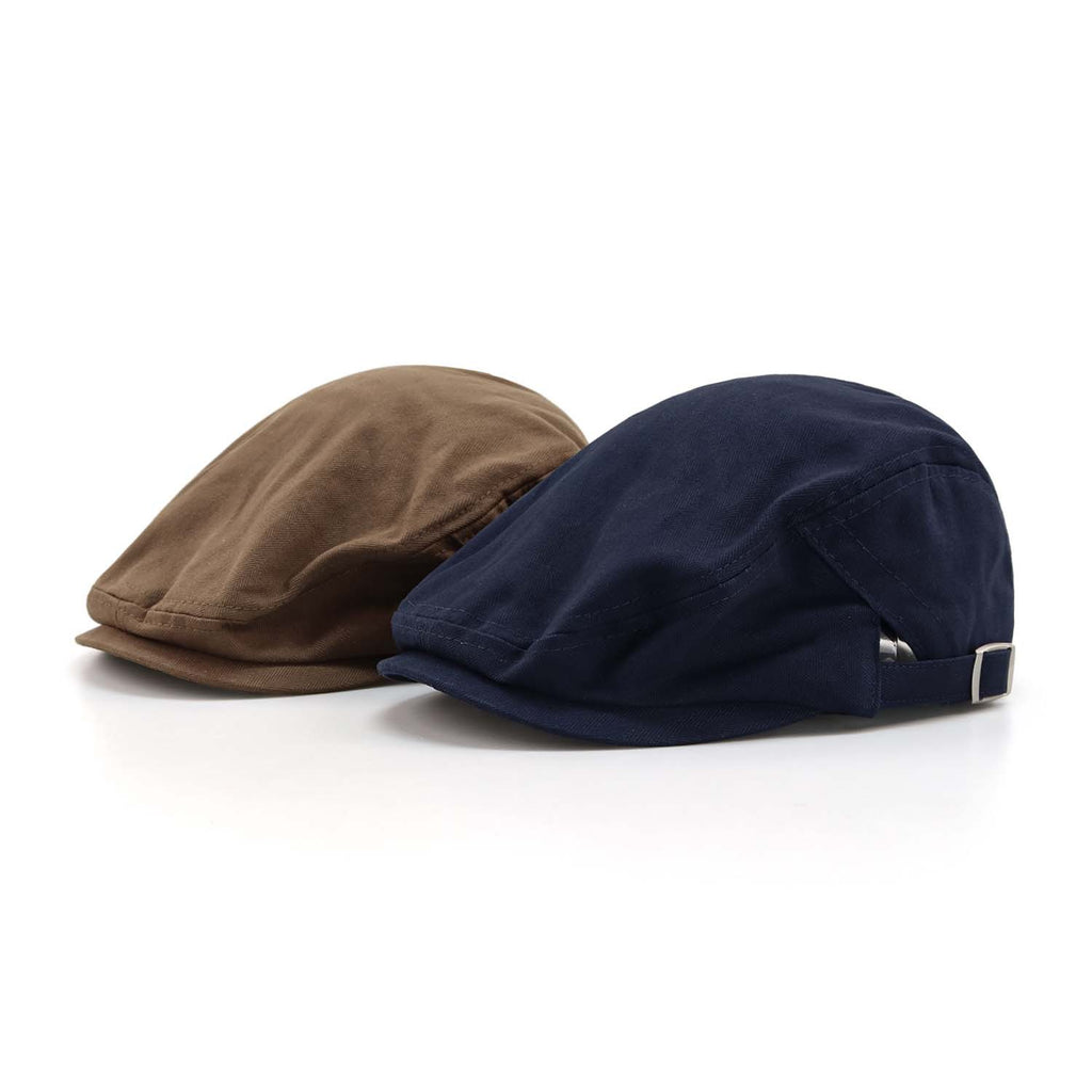 Reversible Drawstring Design Button Flat Cap