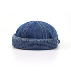 Washed Denim Curling Docker