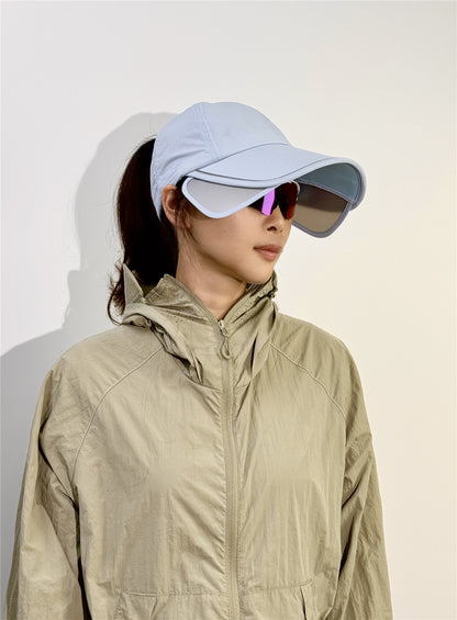 Outdoor Quick-Drying Cap Dual-Wear Topless Hat