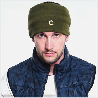 Men's Three-in-One Fleece Hat Outdoor Cycling Mouth Guard Hat Cold Hat