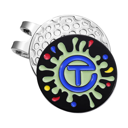 Mark Metal Magnetic Cartoon Ball Position Marker Personalized Golf Hat Clip