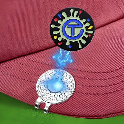Mark Metal Magnetic Cartoon Ball Position Marker Personalized Golf Hat Clip