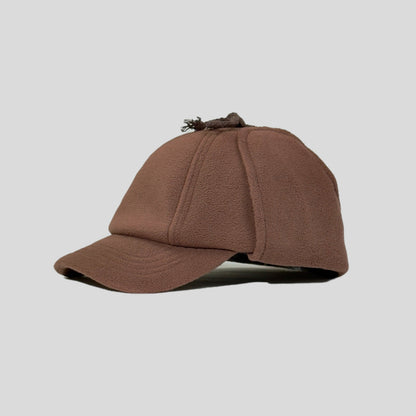 Polar fleece ear protection hat for outdoor cycling warmth