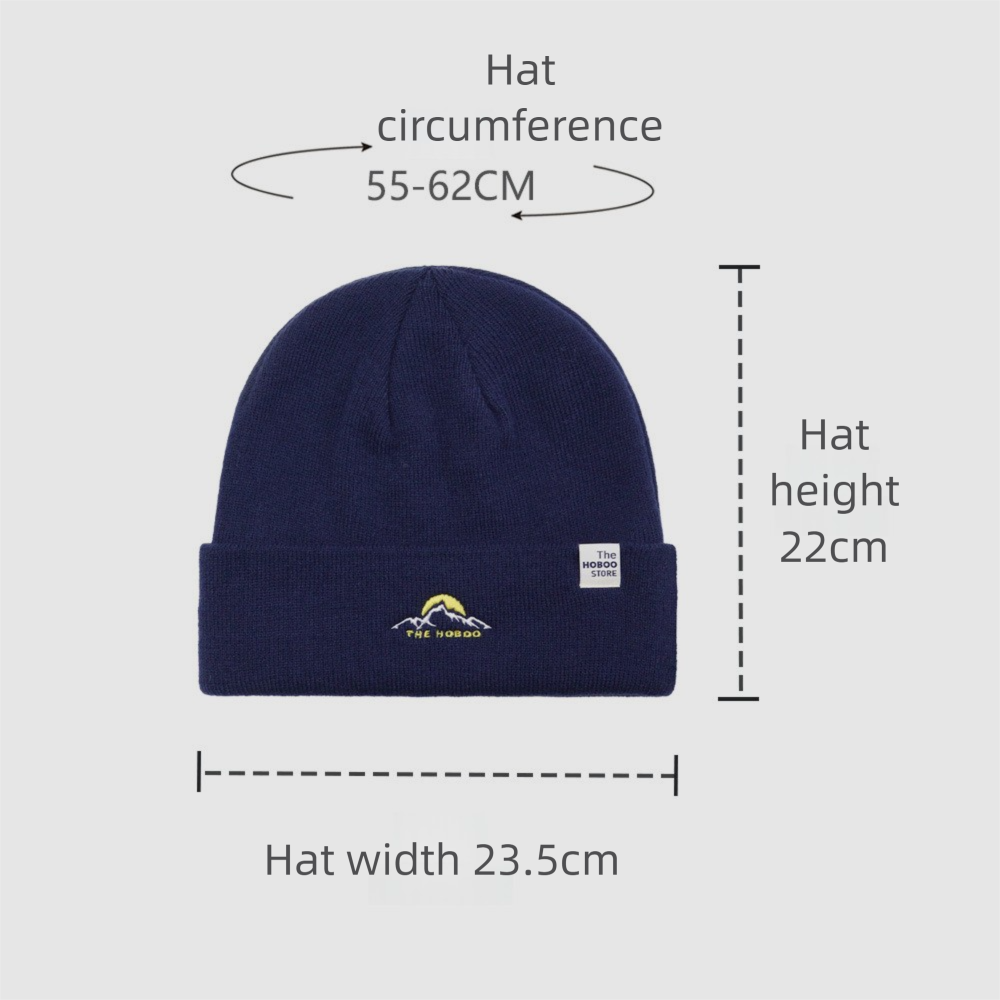 Big Head Stretchy Mountain Outdoor Warm Woolly Hat (Unisex)