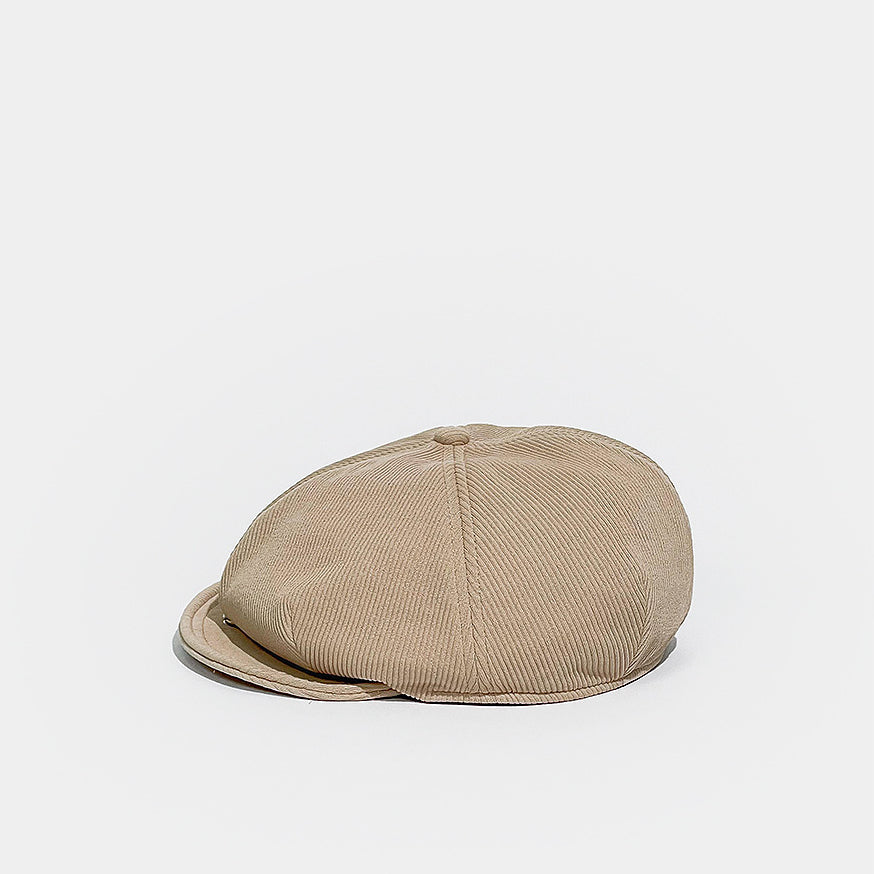 Corduroy Solid Color Flat Cap