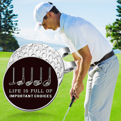 Magnetic Ball Marker Metal Golf Ball Marker Hat Clip Golf Cap Accessories