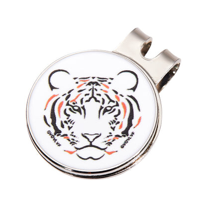 GOLF Metal Magnetic Cartoon Ball Position Marker Hat Clip