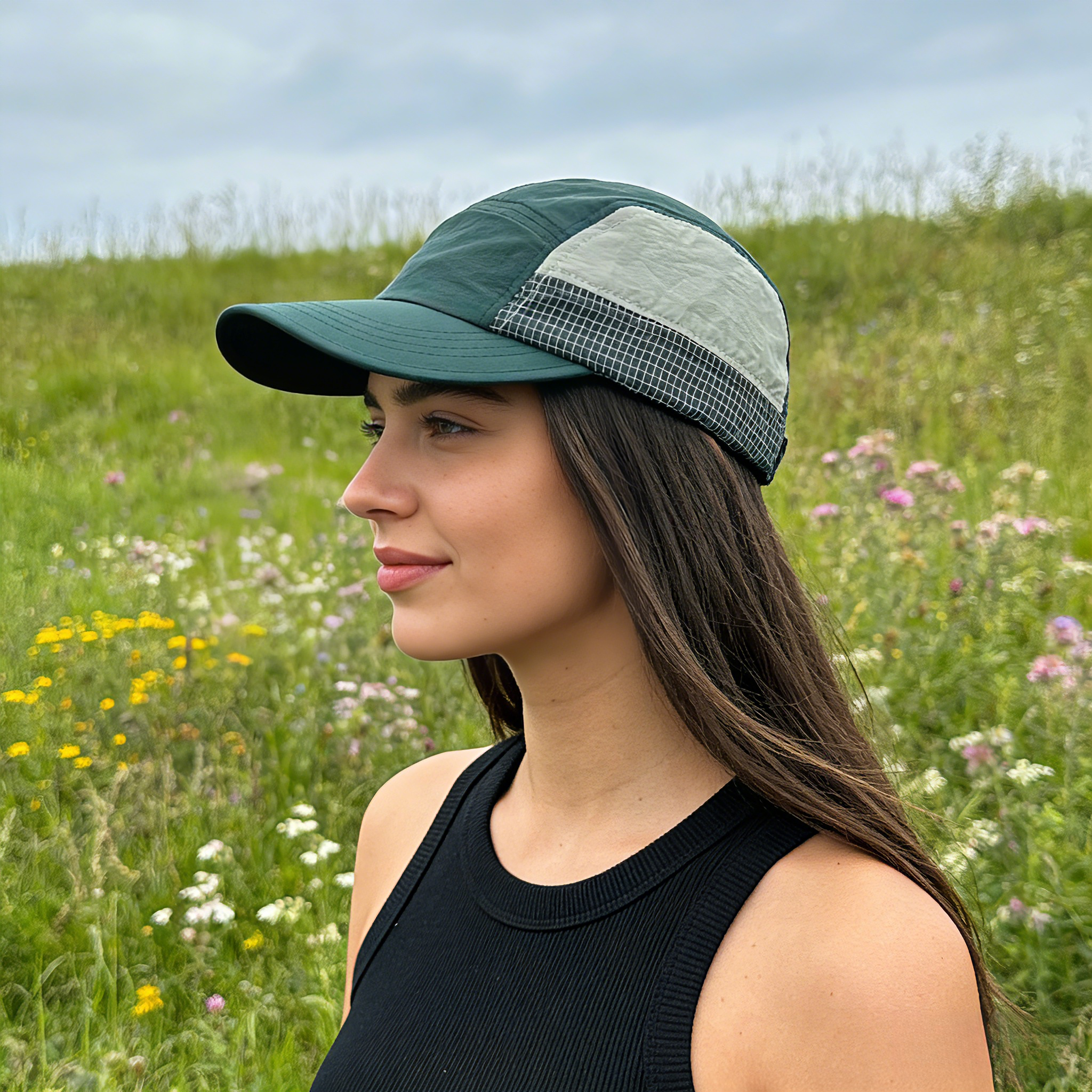 Quick-Dry Breathable 5-Panel Cap