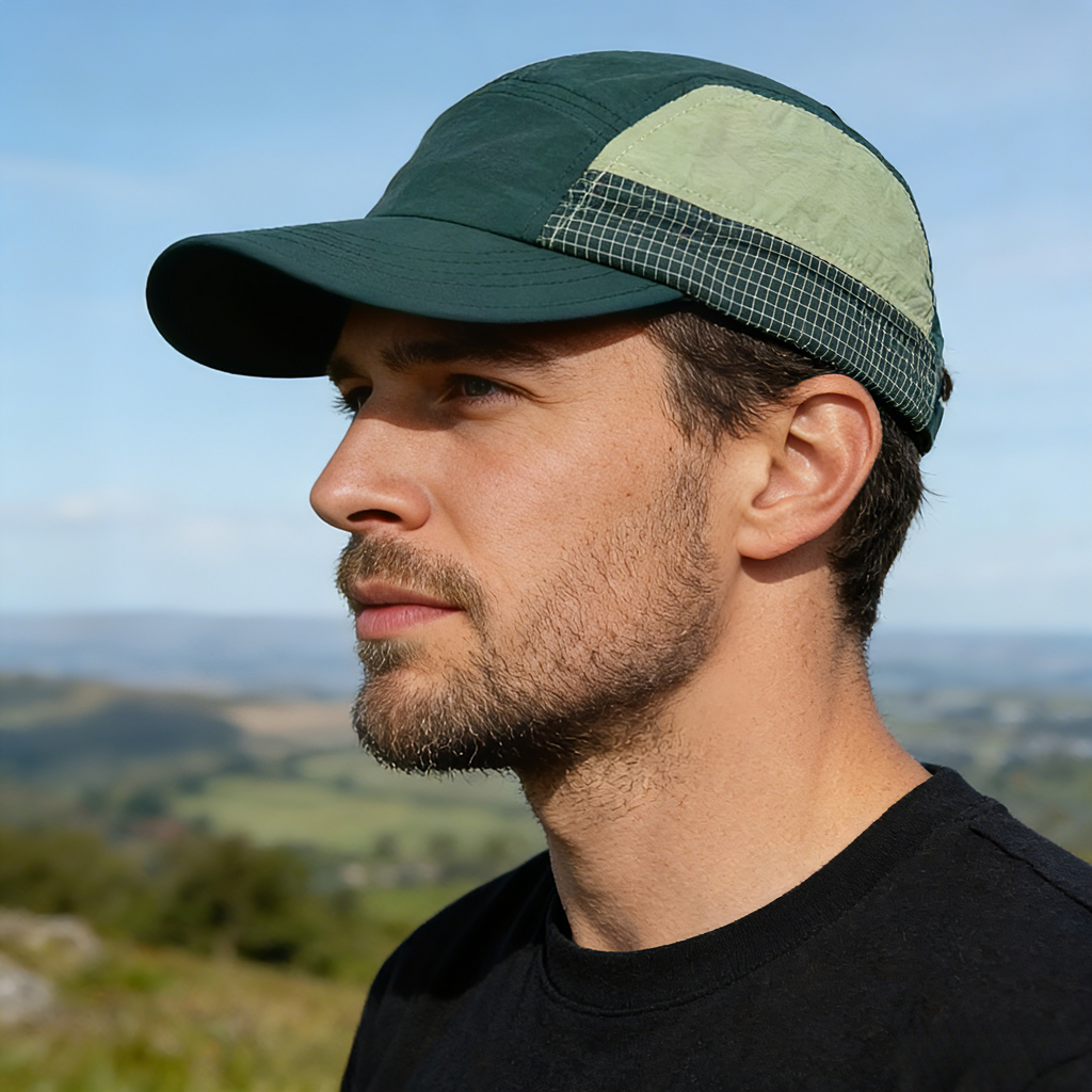 Quick-Dry Breathable 5-Panel Cap